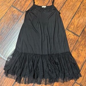 Ryu Black lace slip- Small